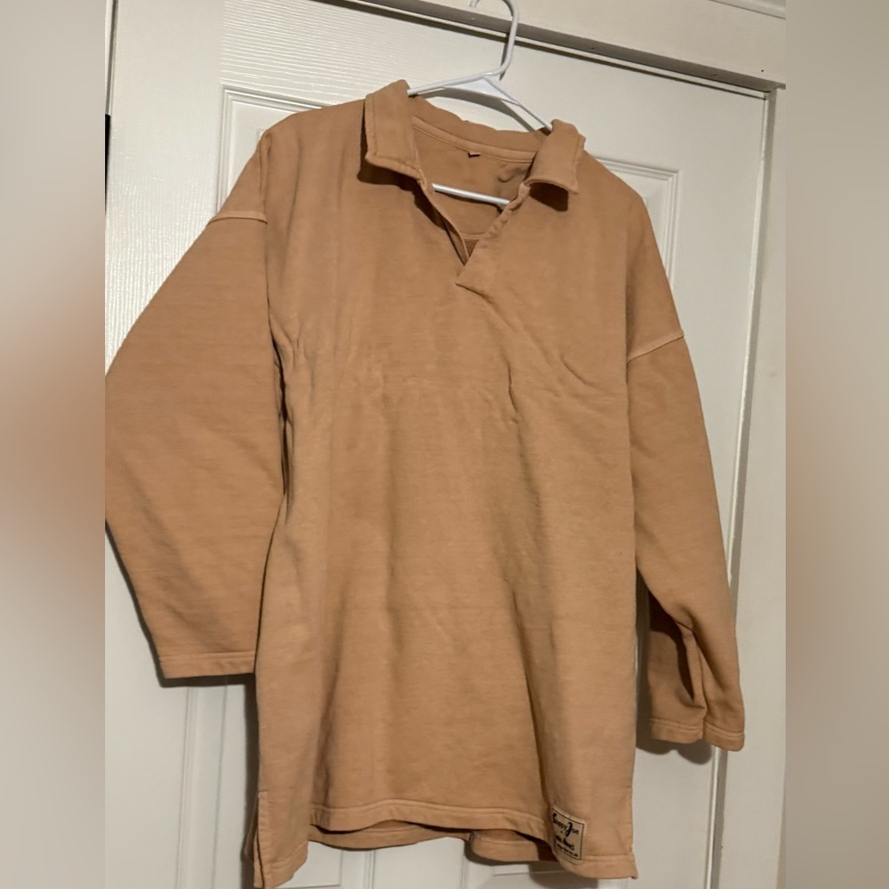 Sloppy Joe UK Collar 02 Sweatshirt size 3 - Caramel